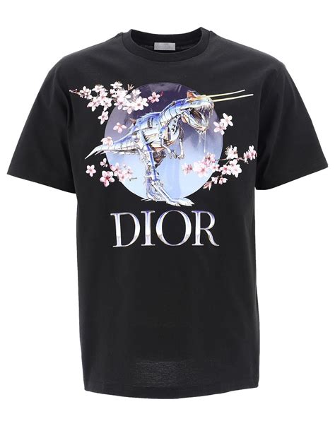 dior sayorama tshirt|Dior x Sorayama Black 'Dinosaur' T.